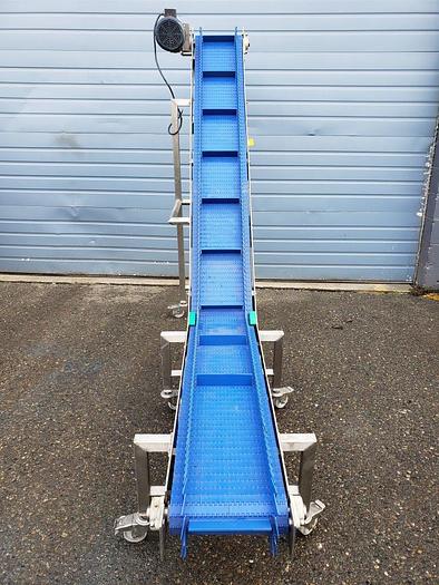 Used 6ft SS Incline Conveyor