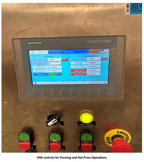 Used Pilot Pulp Molding Equipment