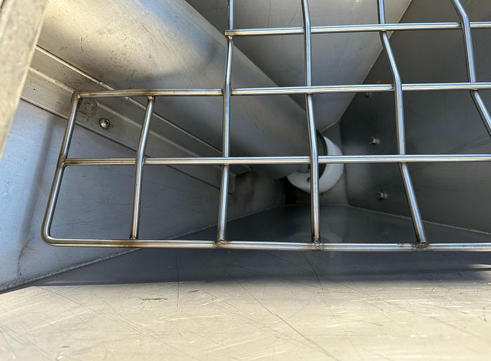 Used Incline Auger Conveyor with Hopper