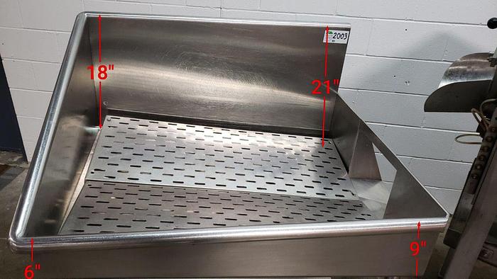 Used Vanmark 6-Roll Abrasive Peeler/Scrubber/Washer