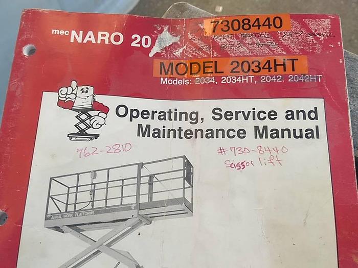 Used MEC Naro 2034HT Scissor Lift