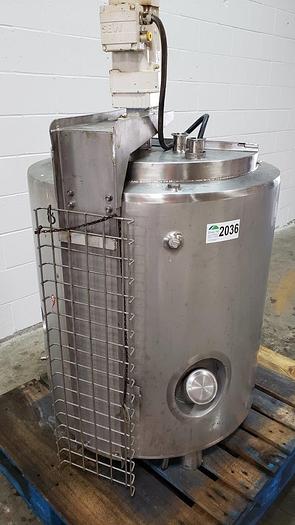 Used 50 Gal SS Jacketed Tank with Agitator