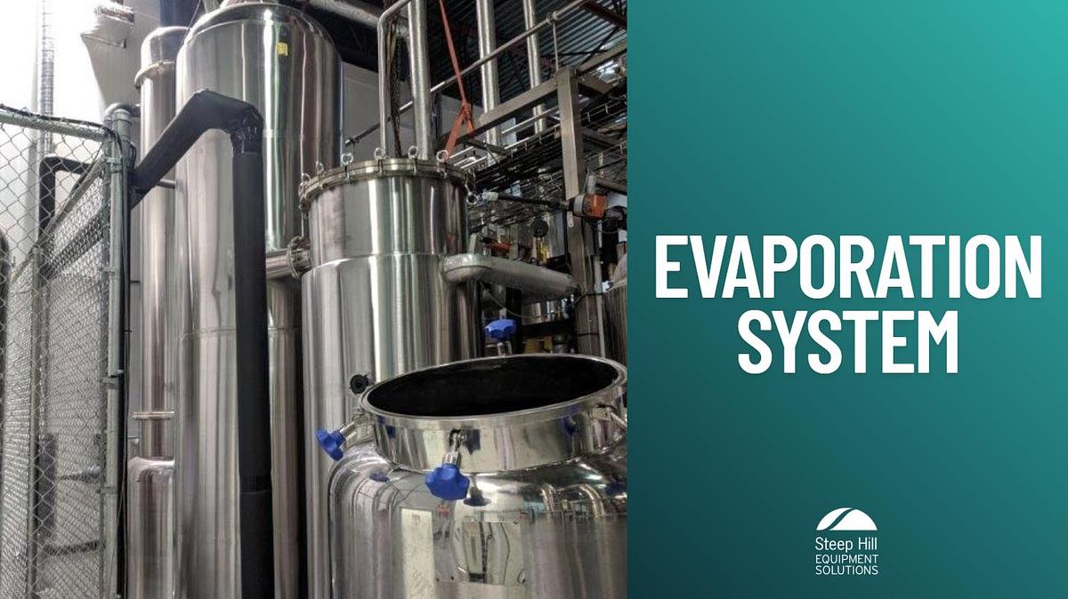 Used Evaporation System with Water Reclamation