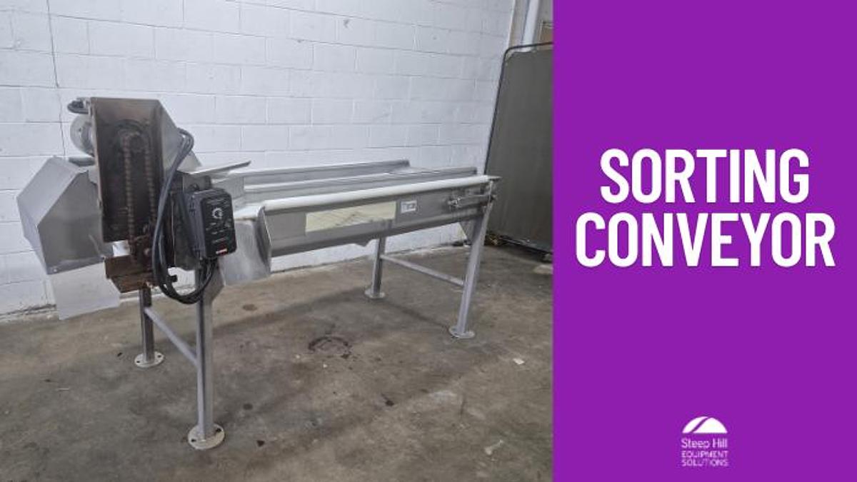 Used 6.75 Feet Sorting Conveyor