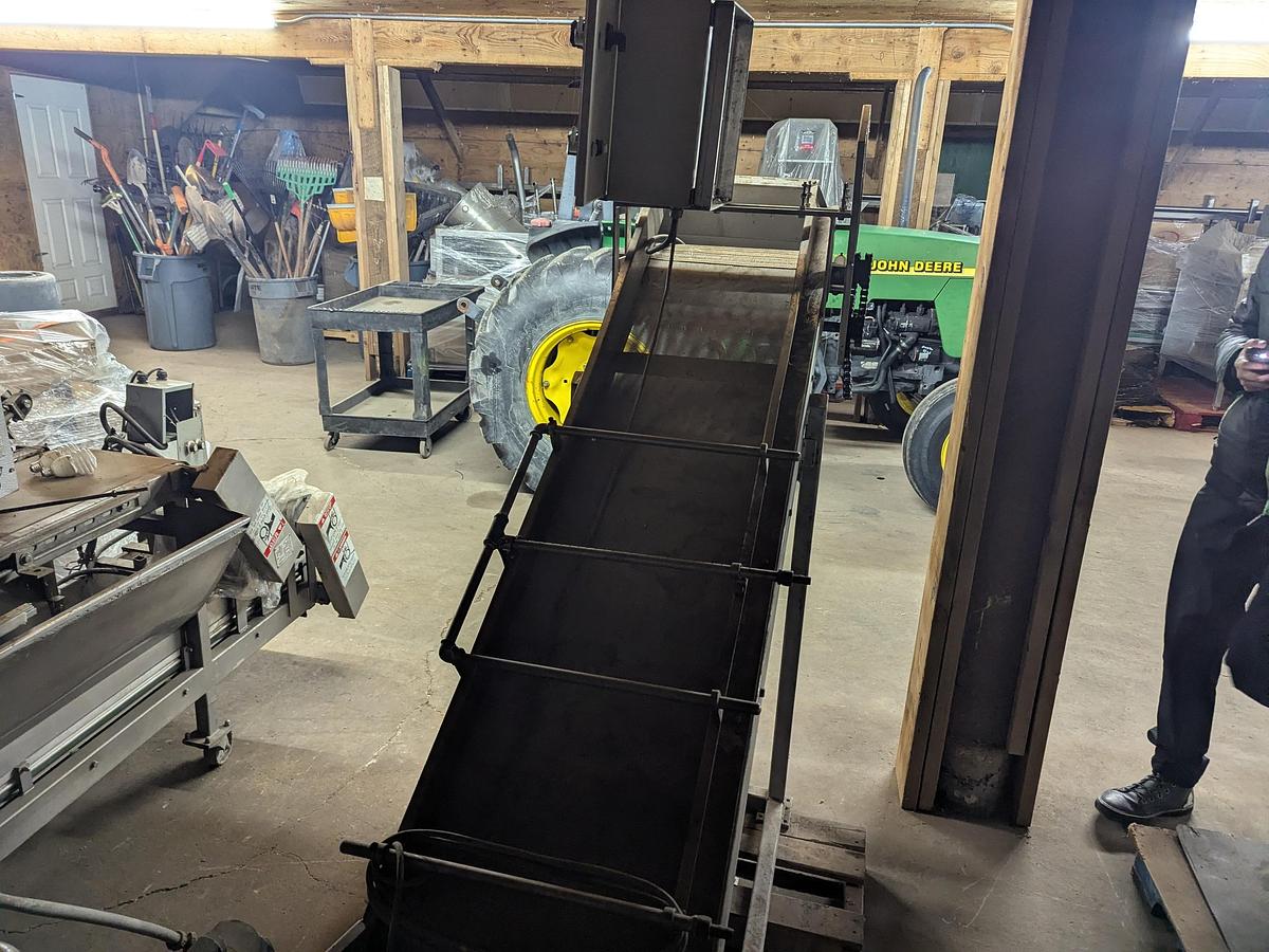 Used Mesh Belt Incline Conveyor