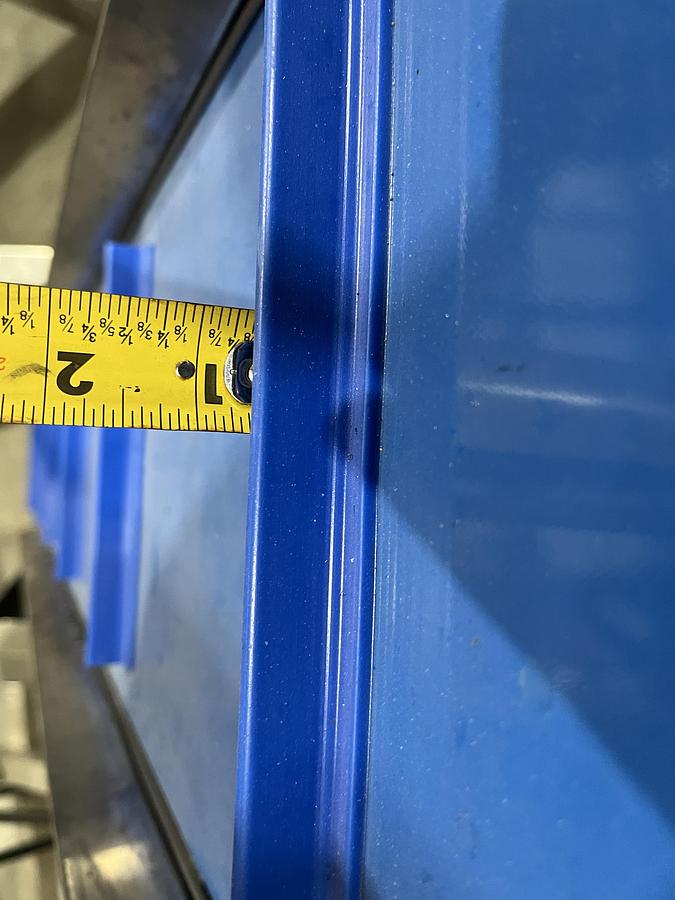 Used Incline Cleated Take-Away Conveyor