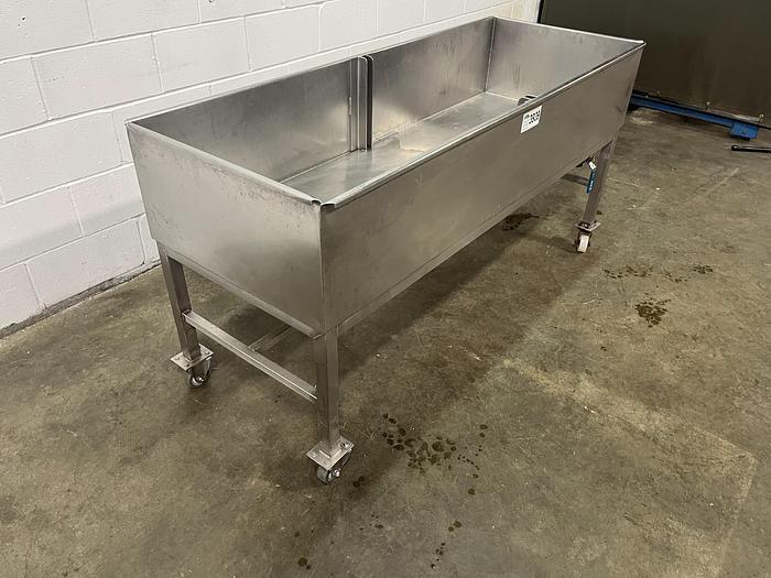 Used SS Bin with Valve