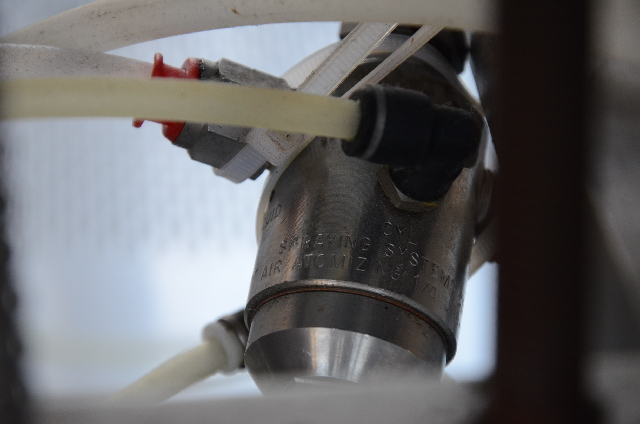 Used Berry Tumbler with Sprayer Coater