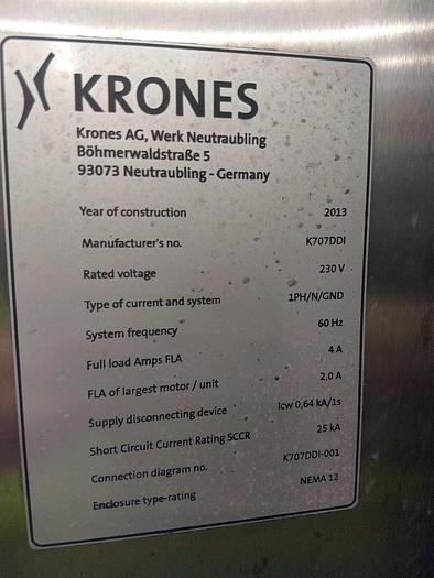 Used Kosme Beverage Bottle Line