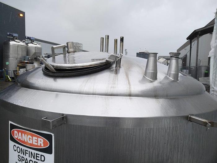 Used APV Crepaco 600 Gallon Jacketed Dairy Tank