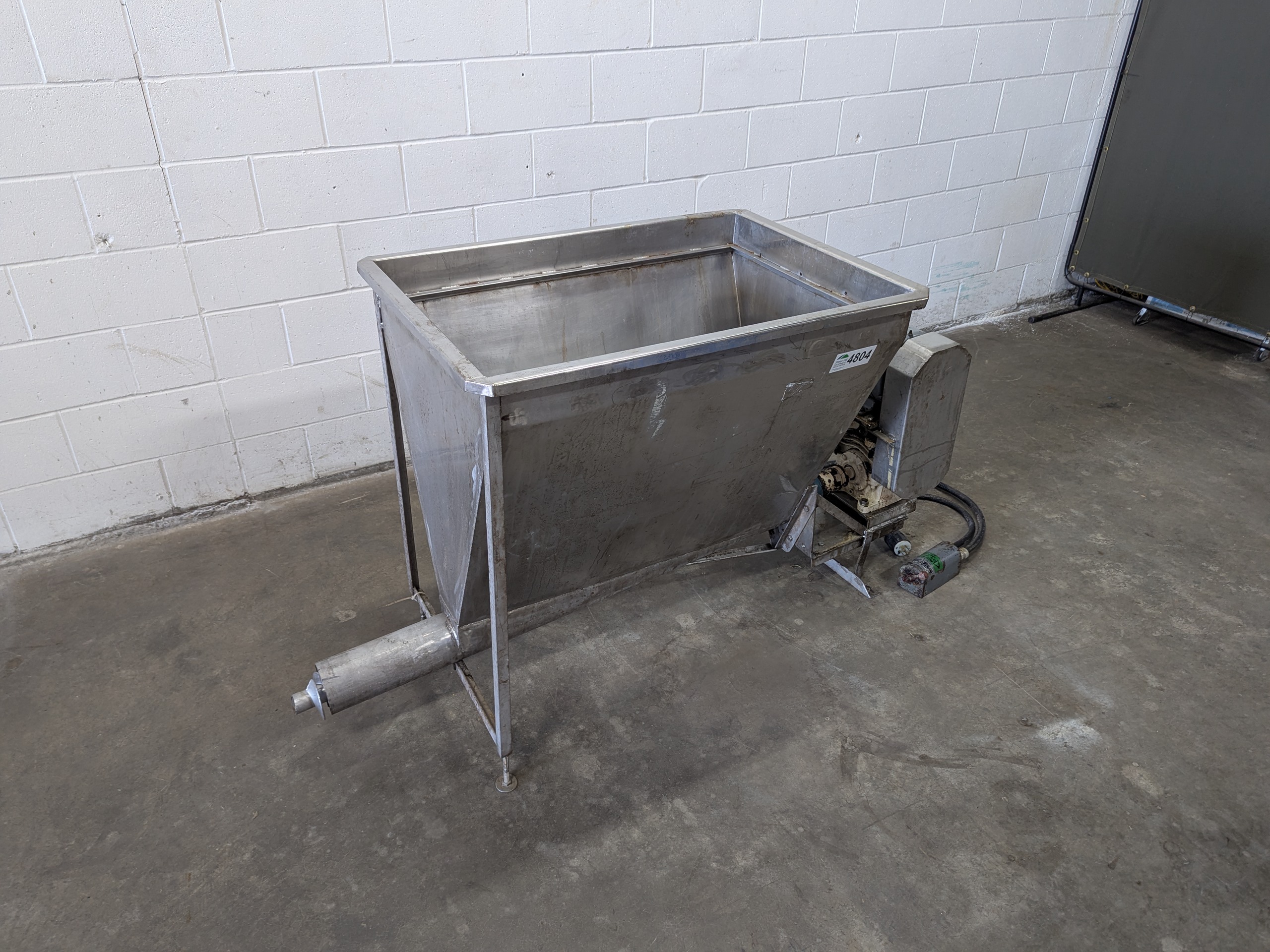 Used SS Hopper with Auger