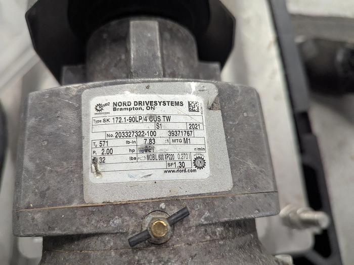 Used Waukesha 045 U2 PD Pump with Cart