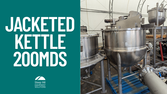 Used Lee 200 Gal. Jacketed Kettle 200MDS