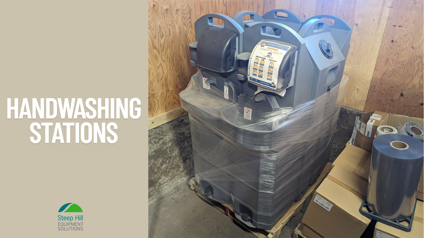 Used 6 Portable Handwashing Stations