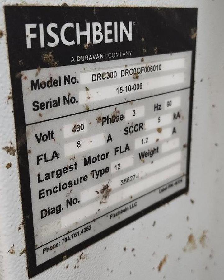 Used Fischbein DRC 300 Double Roll Closer