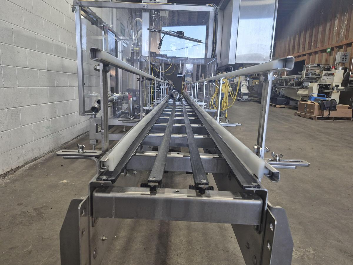 Used Pacific Inline Flow Meter Liquid Filling Machine