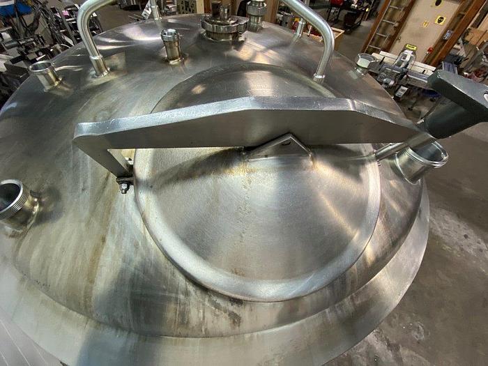 Used Crepaco 600 Gallon Jacketed Dairy Tank