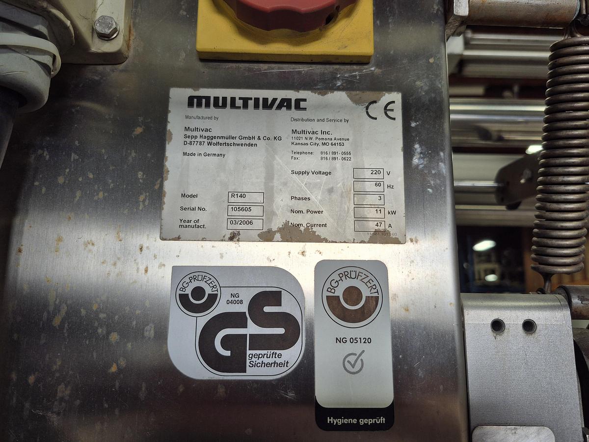 Used Multivac R140 Thermoformer