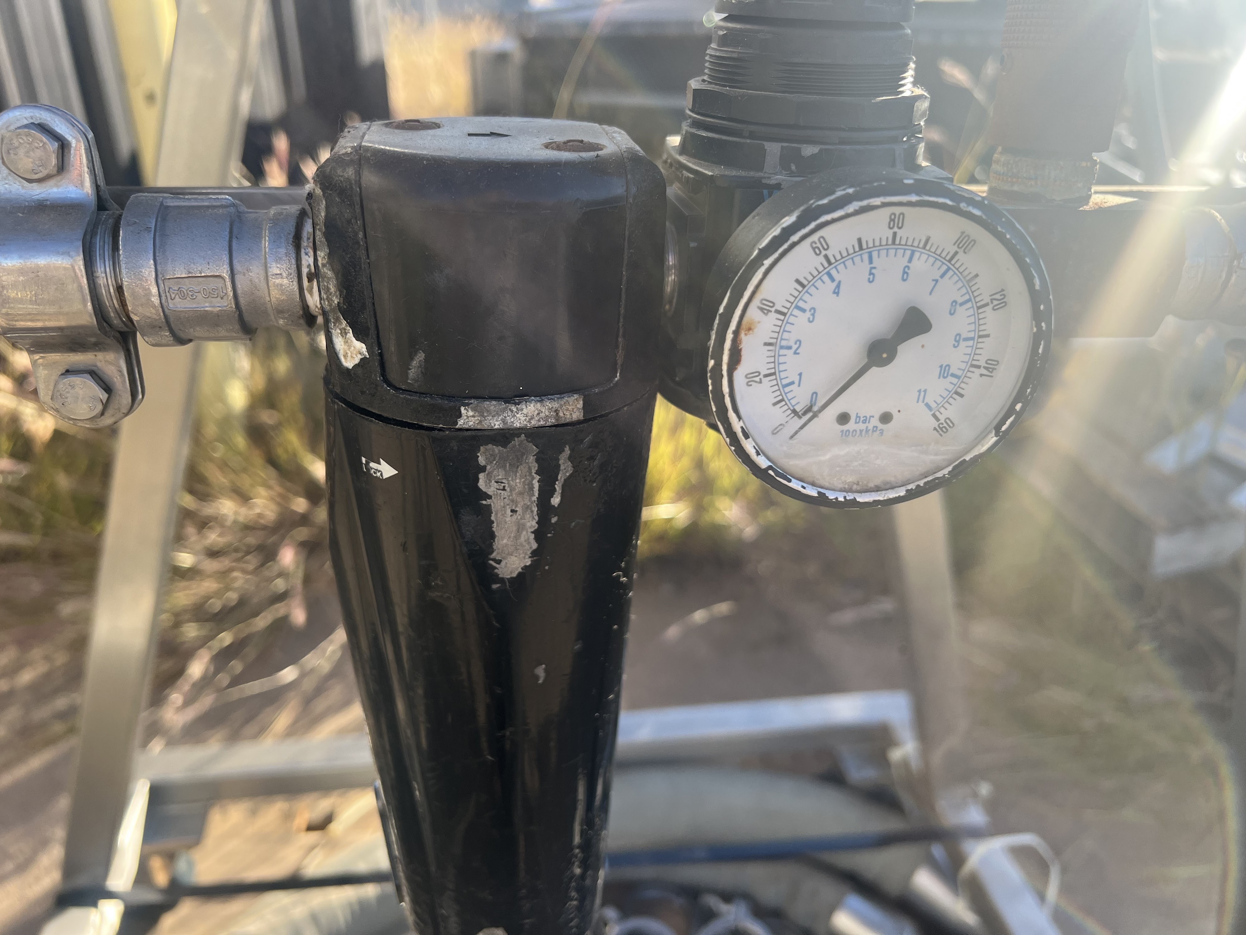 Used Murzan SS Diaphragm Pump