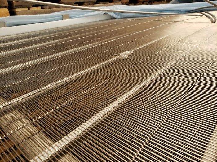 Used 10' Wire Belt Inspection Conveyor