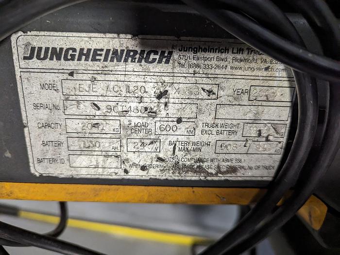 Used Jungheinrich EJE Walkie Pallet Jack