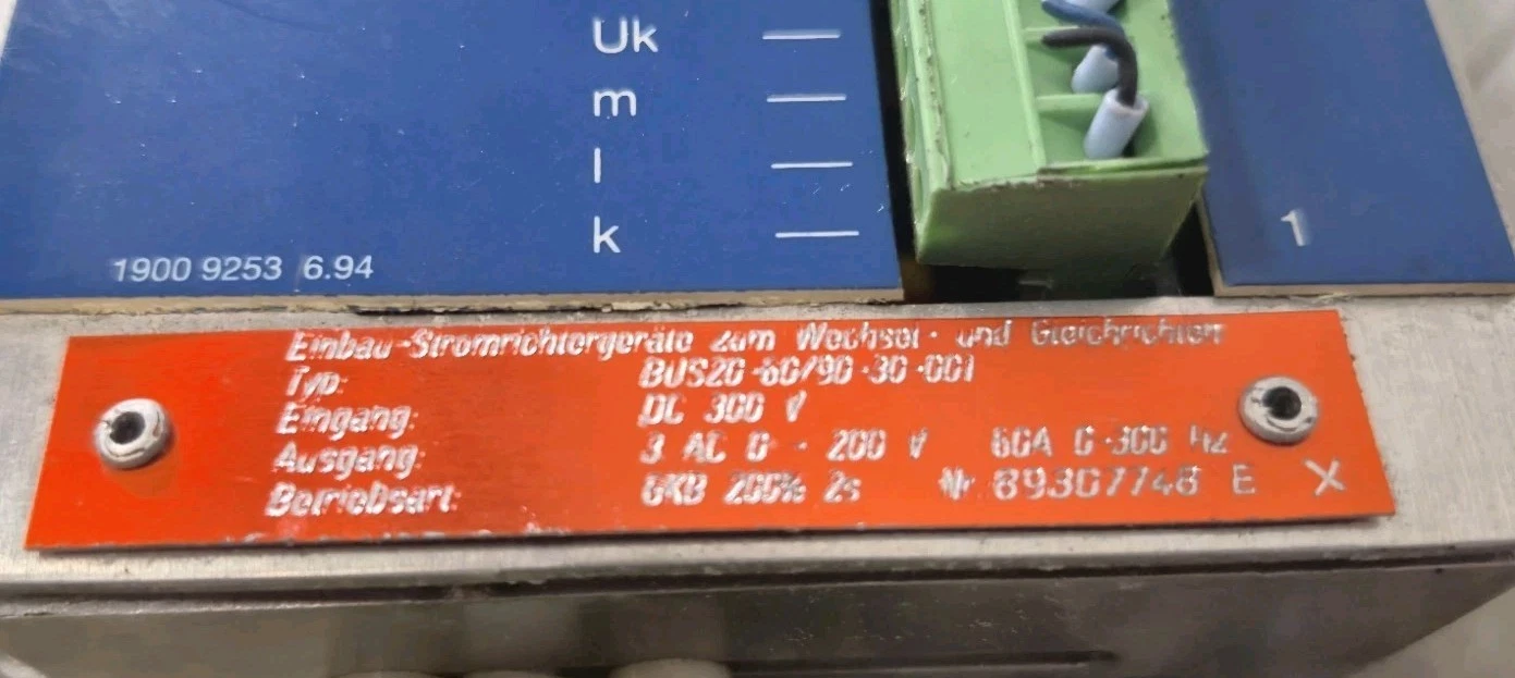 Used Baumüller BUS20-60/90-30-001 Servo Drive