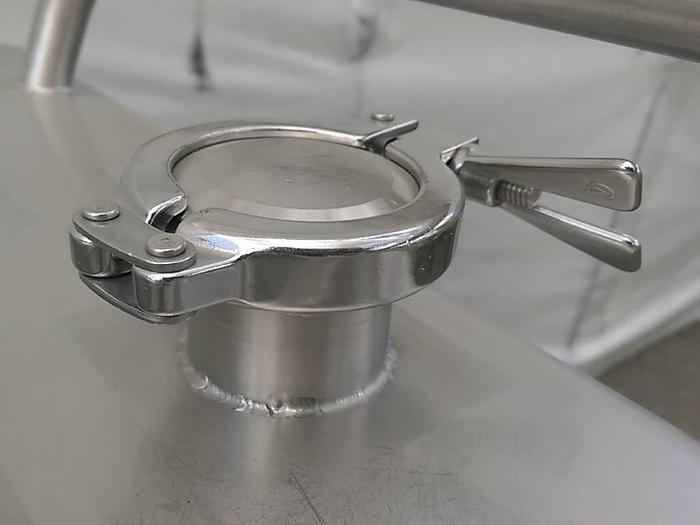 Used 75 Gallon SS Pharmaceutical IBC Bin