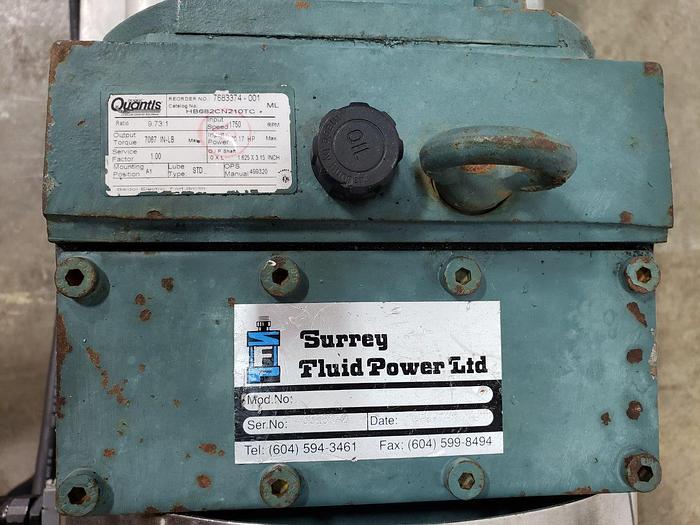 Used Inoxpa SLR 3-80 Rotary Lobe Pump