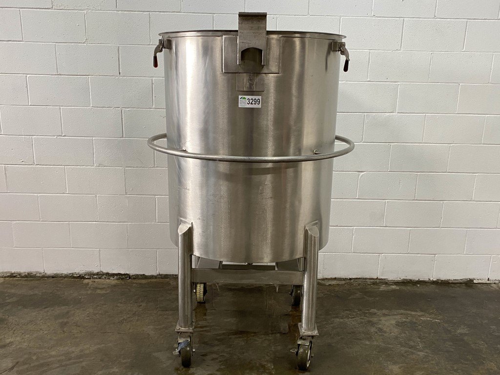 Used SS 180 Gallon Cone-Bottom Tank