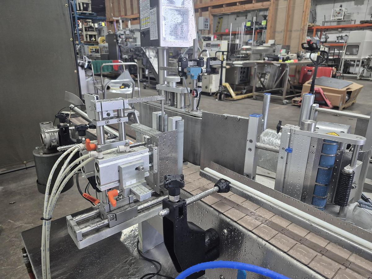 Used Aesus Eco Wrap Prism Labelling Machine