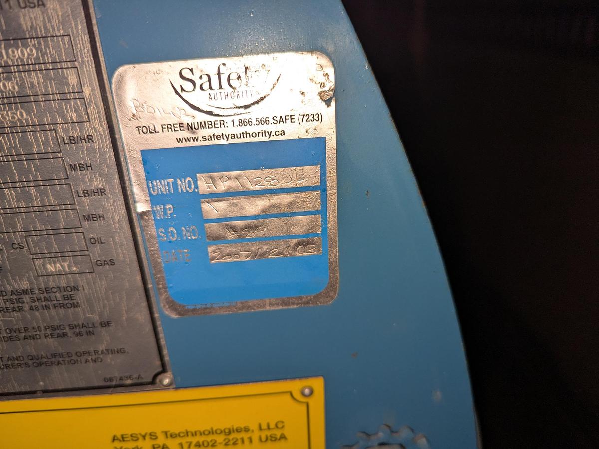 Used York-Shipley-Global Gas-Fired Boiler