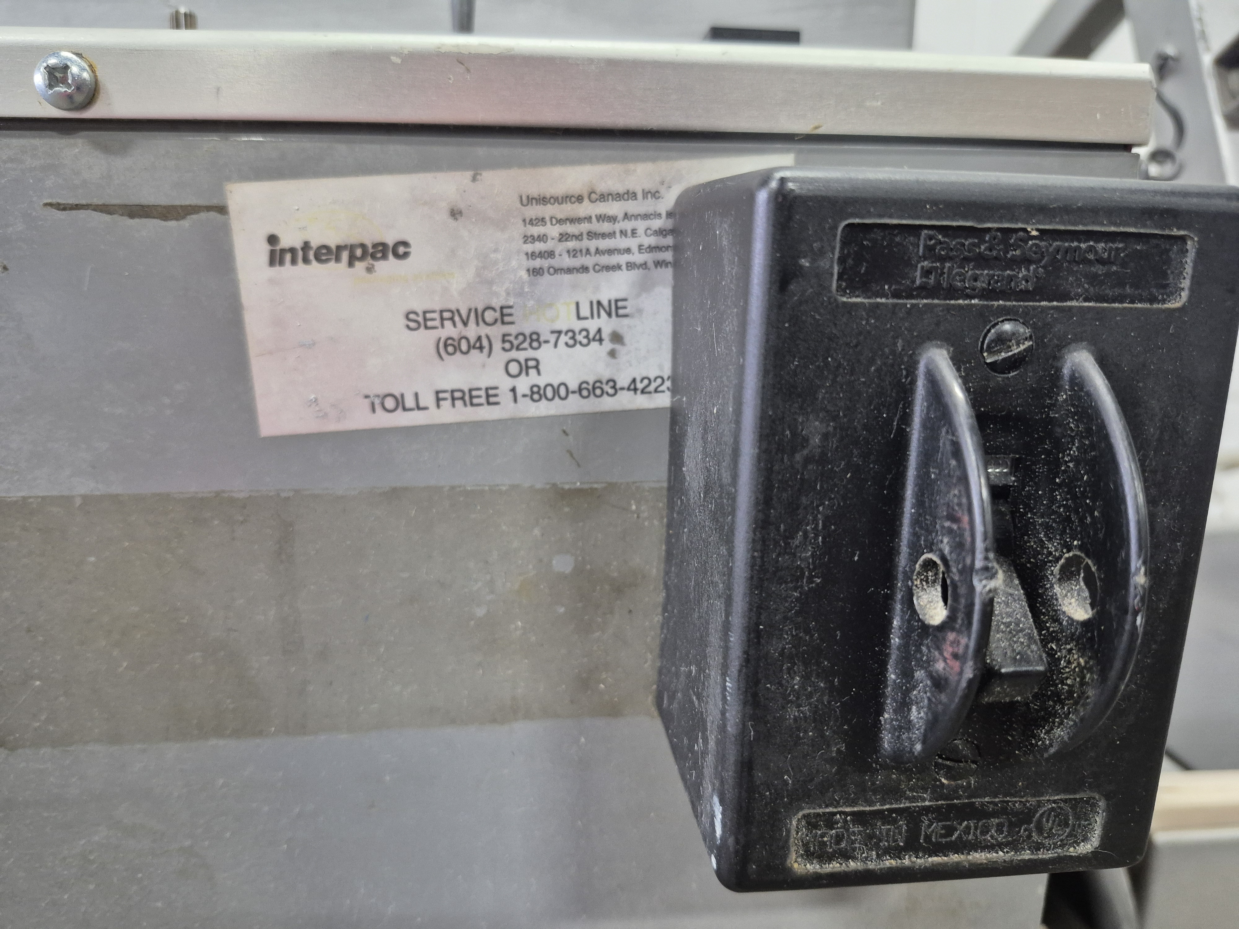 Used Seal-A Tron L-Bar Sealer