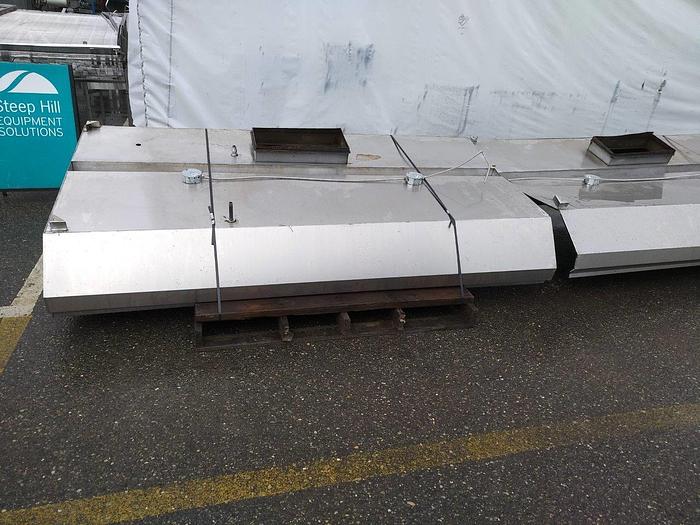 Used 25' Stainless Steel Hood Vent