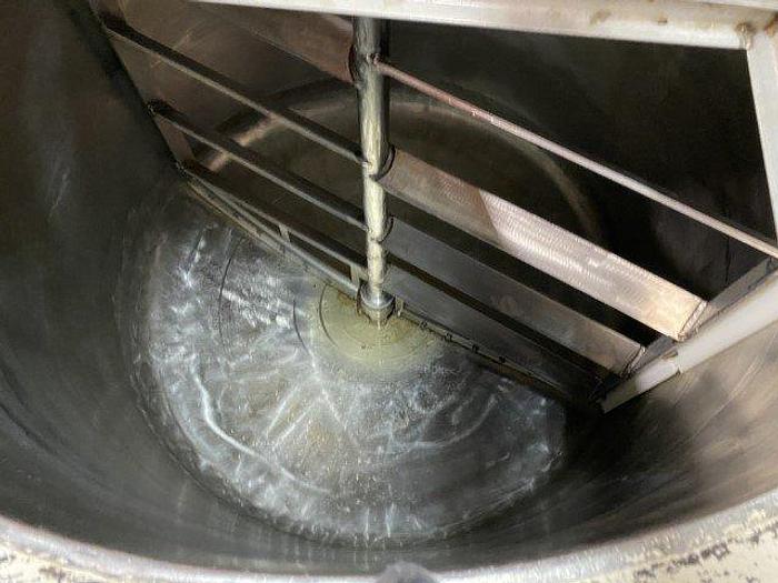 Used 350 Gallon Dish-Bottom Mixing Tank