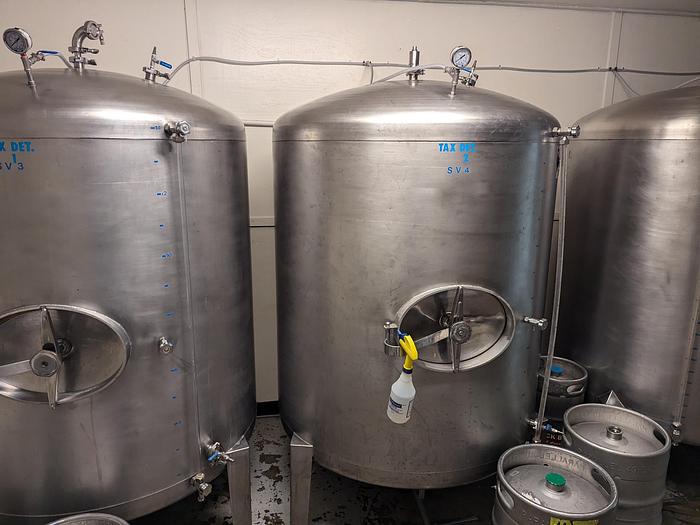 Used Northern Brew Systems Conditioning Tanks