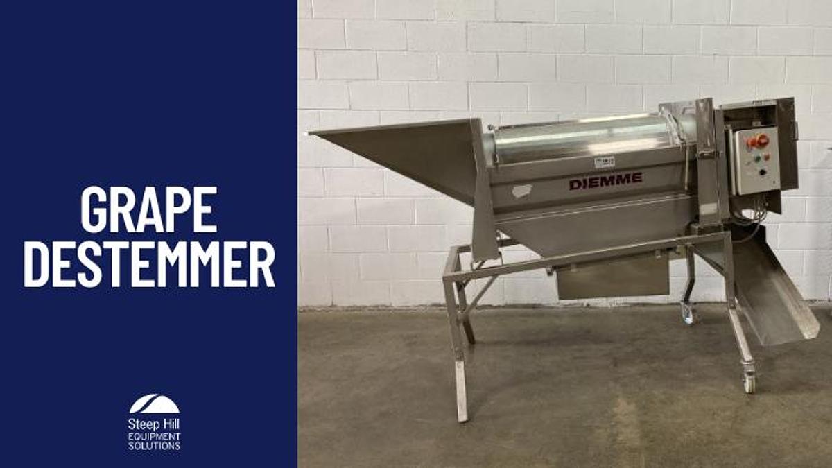 Used Diemme Kappa 8 Grape Destemmer