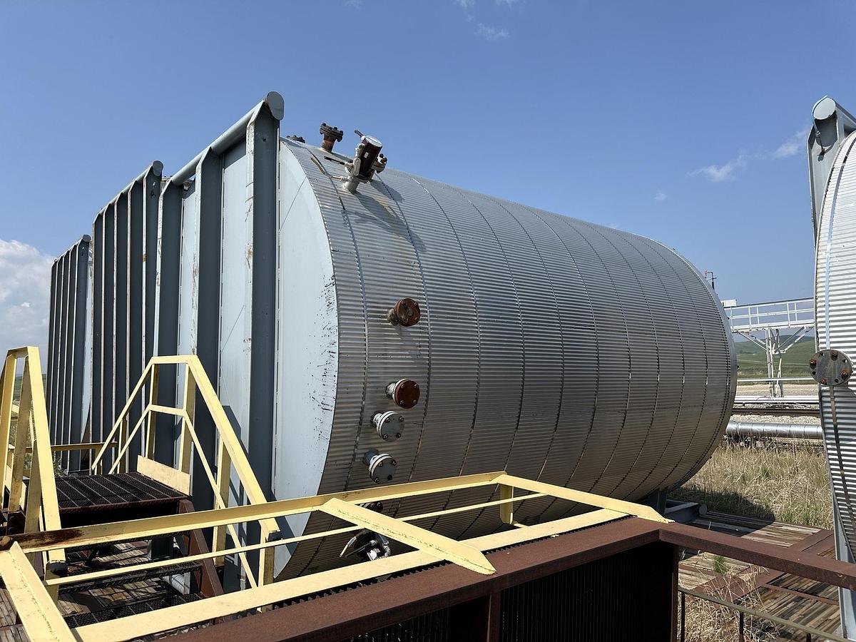 Used 400L BBL Double Wall Skidded Storage Tank