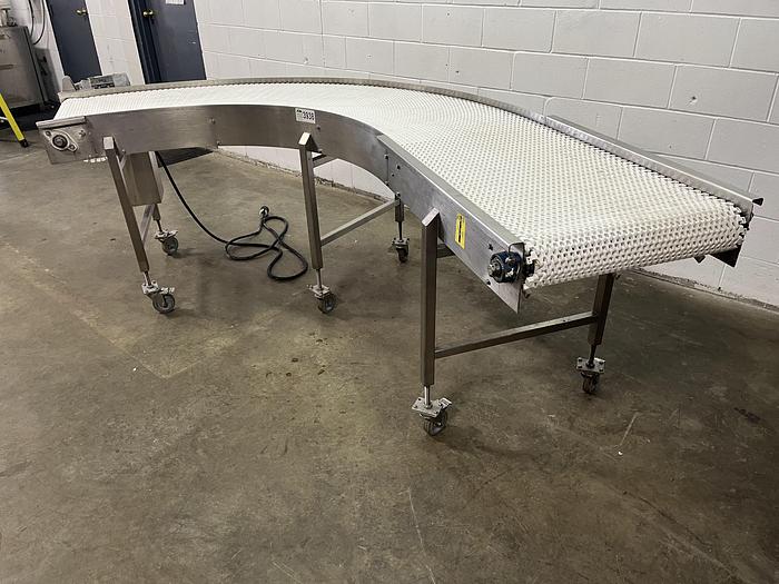 Used 11'6 Curved Conveyor