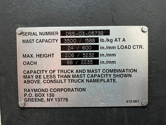 Used Raymond Stand-Up Electric Forklifts