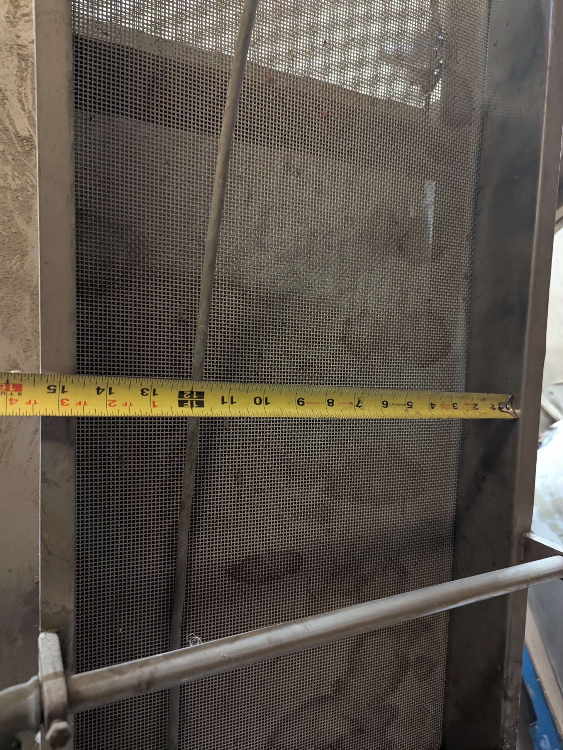 Used Mesh Belt Incline Conveyor