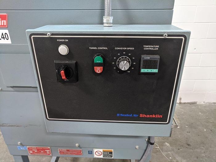 Used Shanklin T6H 10"H Shrink Heat Tunnel