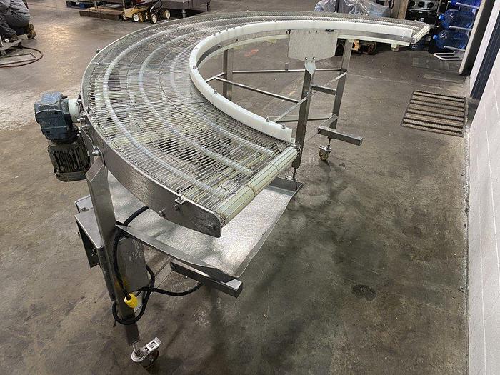 Used Carry Smart 180° Wire Conveyor