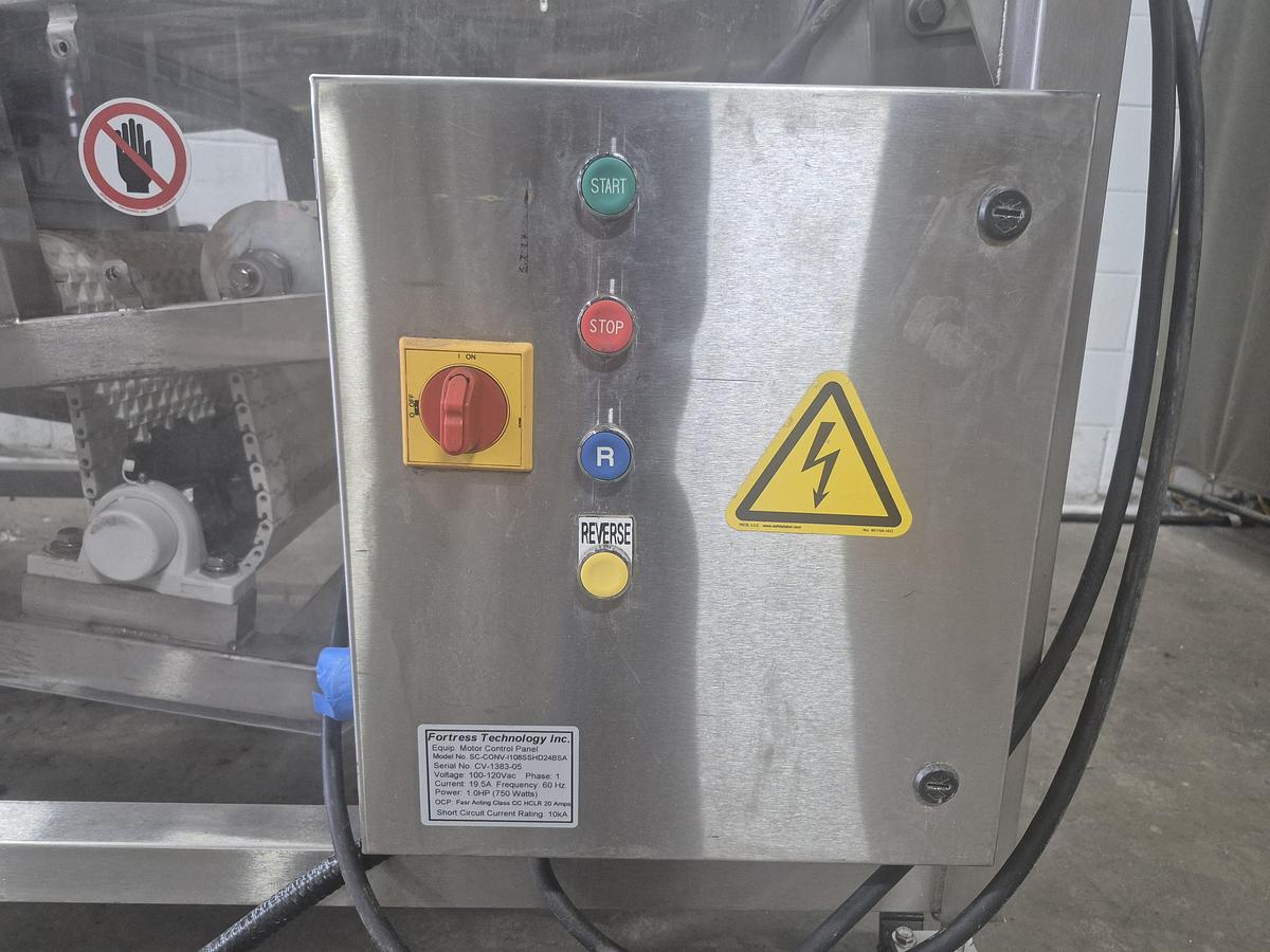 Used Fortress Phantom Metal Detector Conveyor