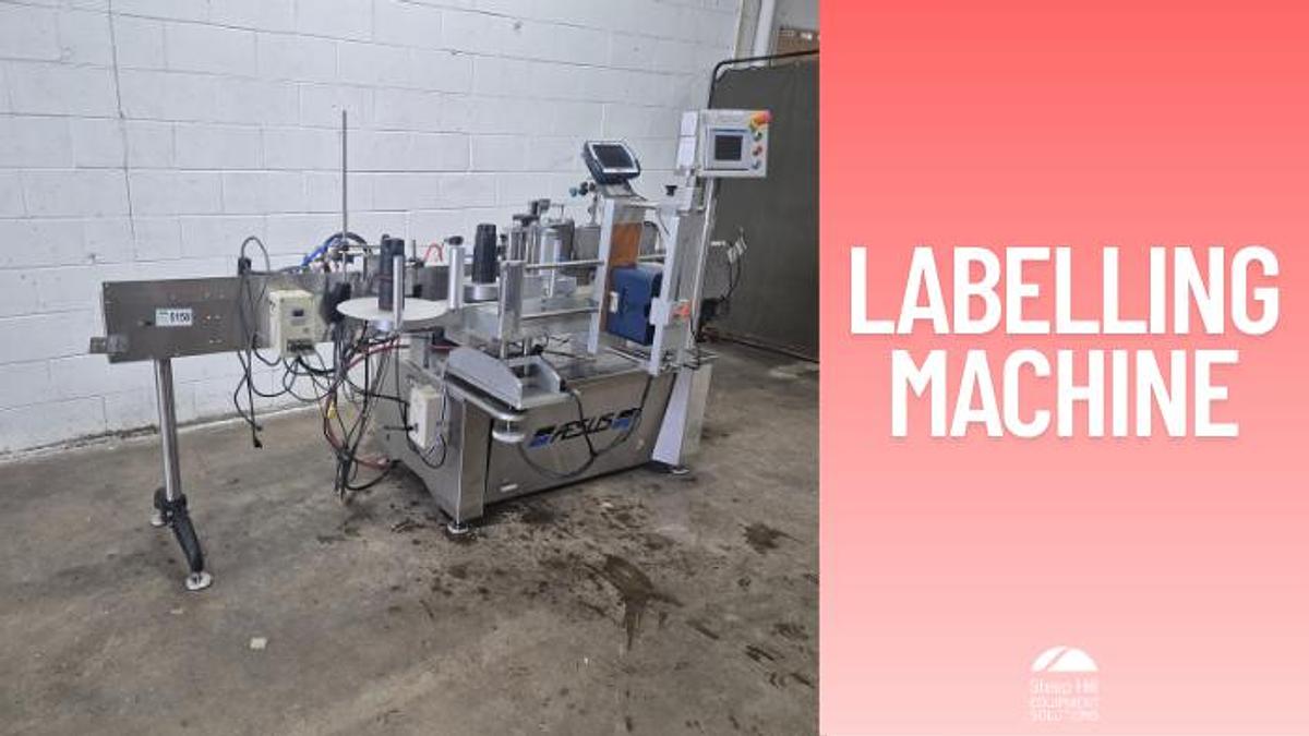 Used Aesus Eco Wrap Prism Labelling Machine