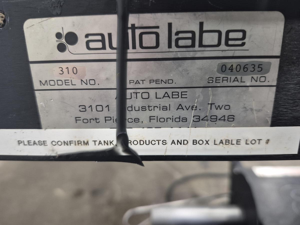 Used Auto-Labe Model 310 Hot Stamp Imprinter. 