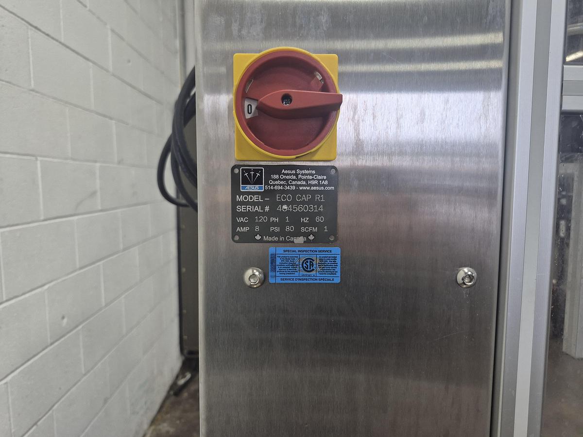 Used Aesus Systems ECO CAP R1 Capping Machine