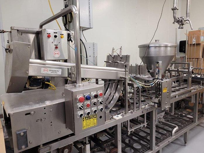 Used MP Inline Yogurt Cup Filler