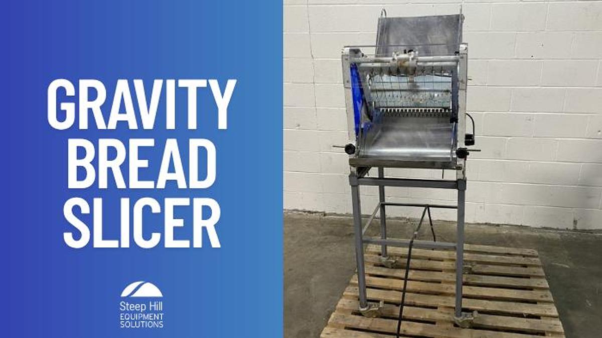 Used BakeMax Gravity Bread Slicer