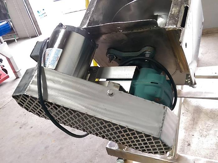 Used Adjustable Incline Auger Conveyor