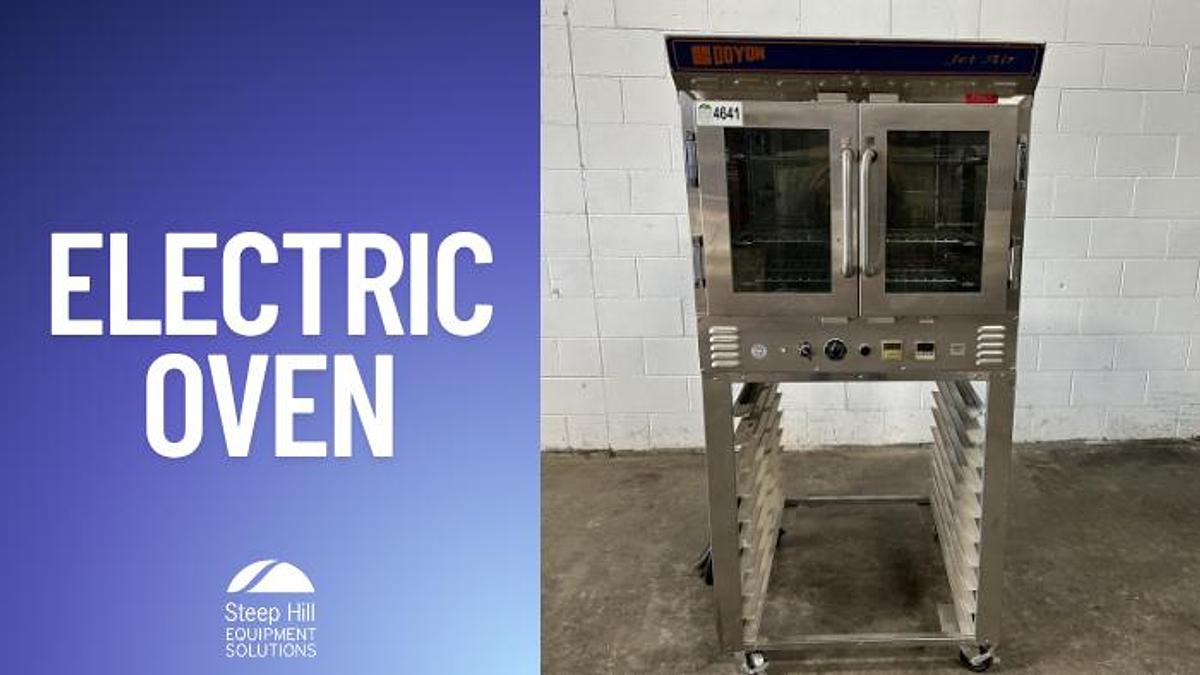 Used Doyon Jet Air 4-Pan Electric Oven
